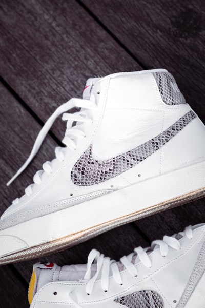 Black and white Nike air force 1 high
